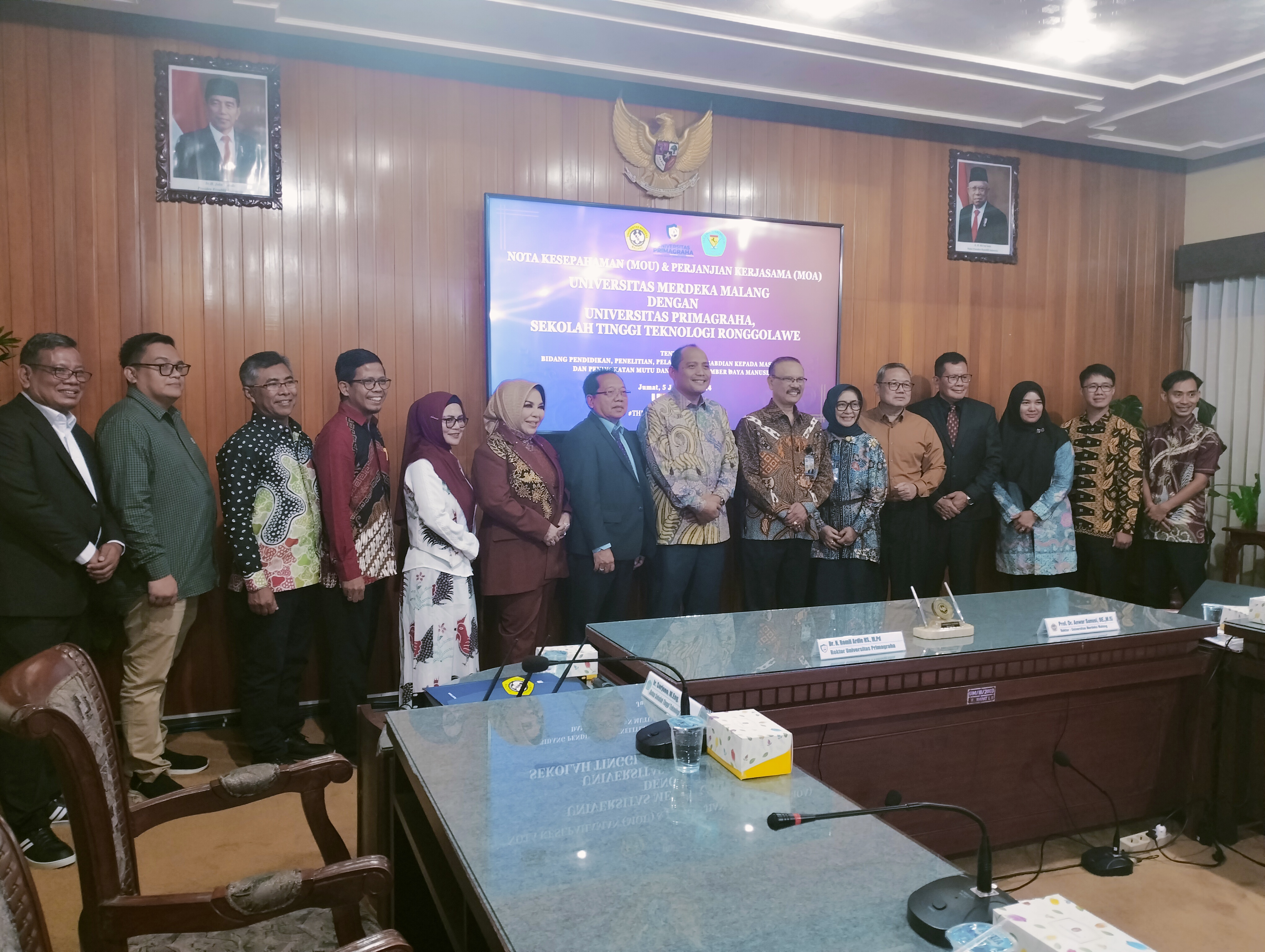 MOU DAN MOA UNIVERSITAS MERDEKA MALANG