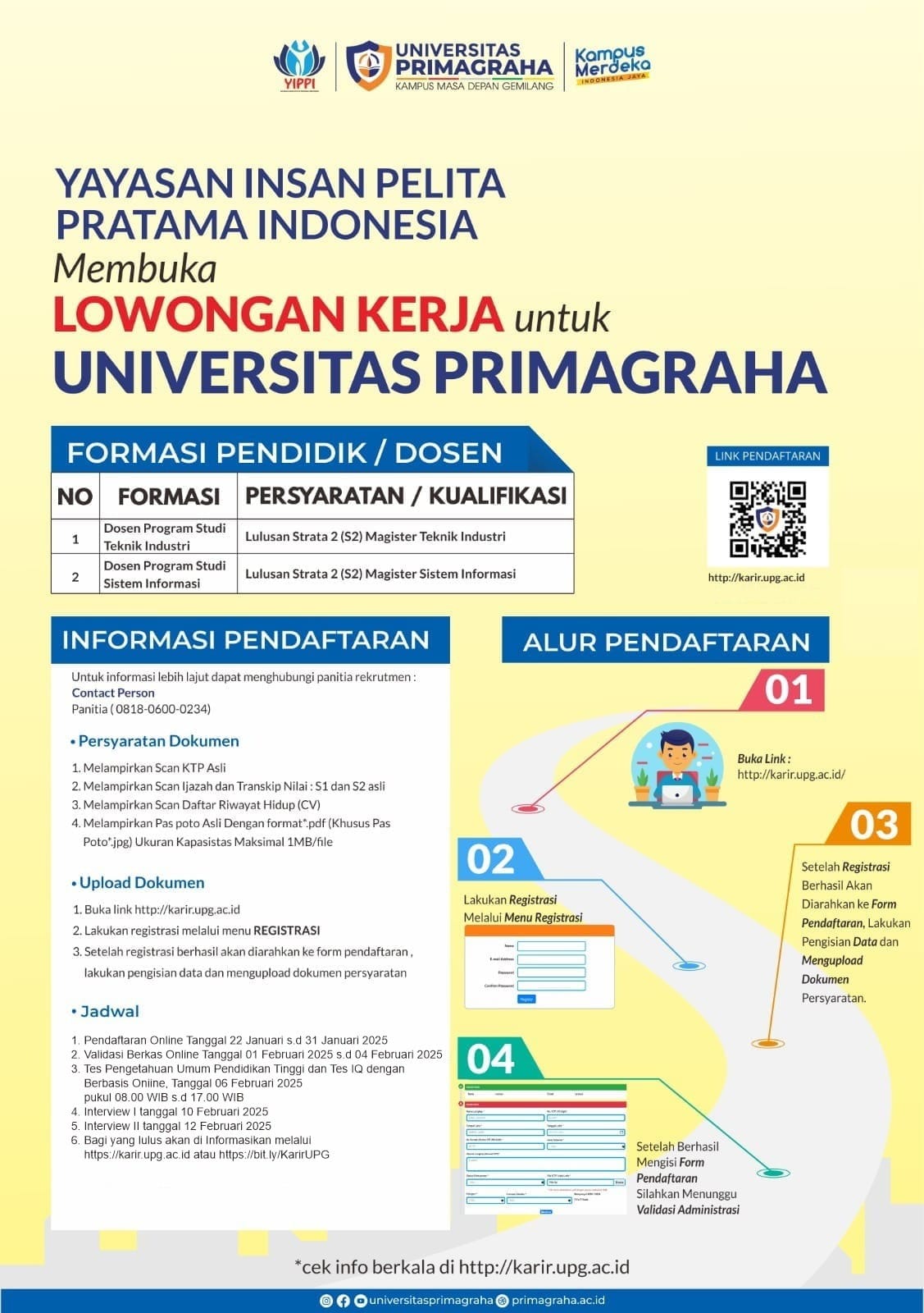 Karir Dosen Sistem Informasi dan Teknik Industri