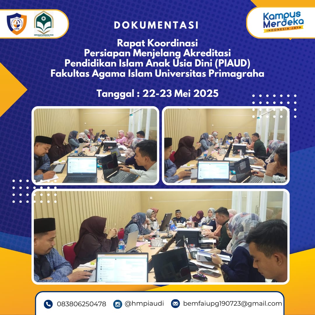 Fakultas Agama Islam, Jalin Rapat Koordinasi (Rakor), Persiapan Akreditasi