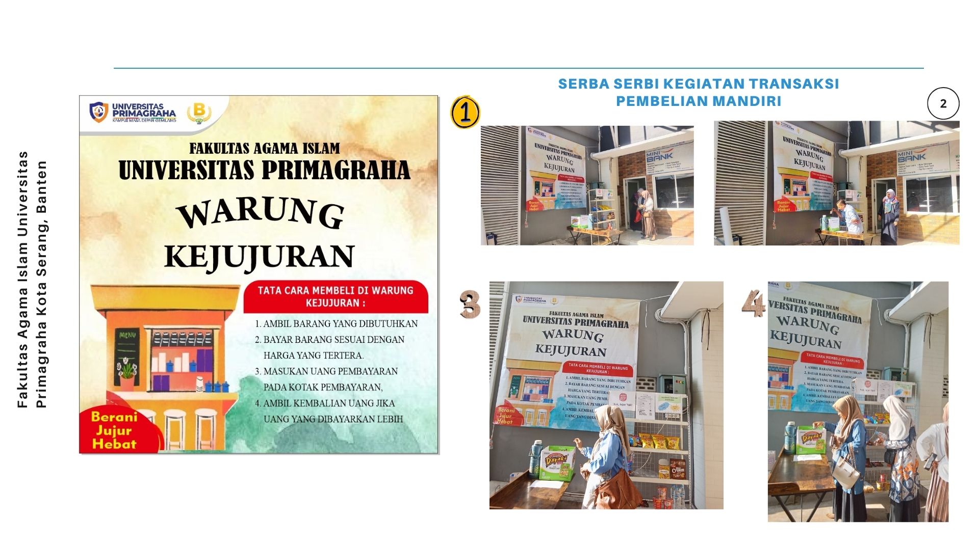Warung Kejujuran Fakultas Agama Islam